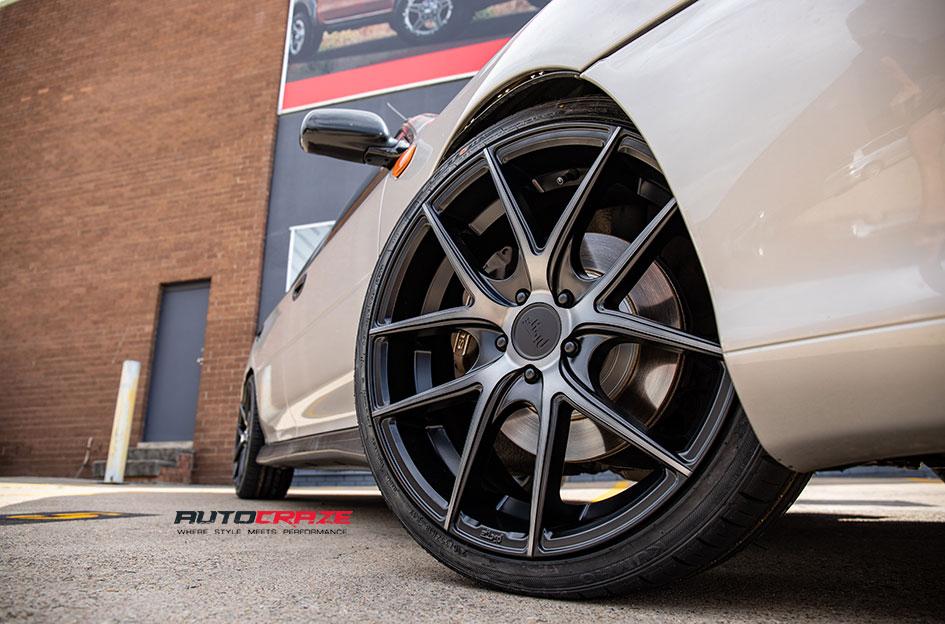 SUBARU WRX TARGA BLACK MACHINED FACE